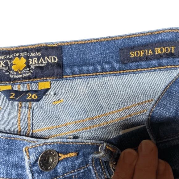 Lucky Brand jeans size 26 size 2 Bootcut Flare - Picture 7 of 9